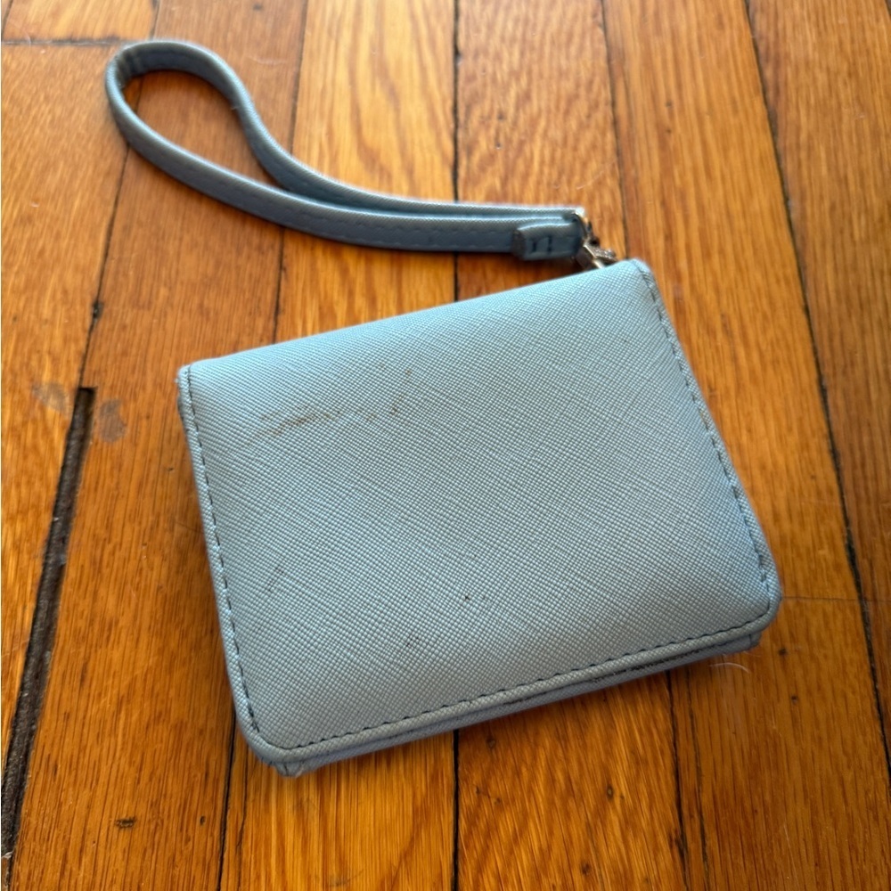 Steve Madden Powder Blue Wristlet Wallet - Picture 6 of 9